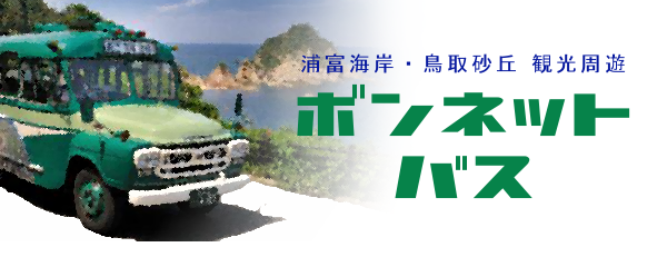 浦富海岸・鳥取砂丘観光周遊　ボンネットバス