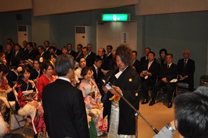 成人代表謝辞
